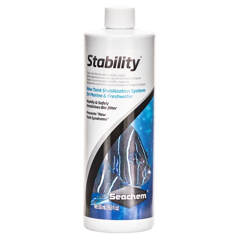 SEACHEM STABILITY AQUARIUM BIO FILTER BACTERIA ADDITIVE
