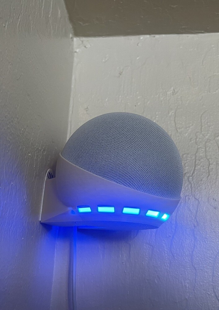 2-Pack Echo Dot 4/5 Wall  & Corner Mount Bracket Holder Accessory TAN!!