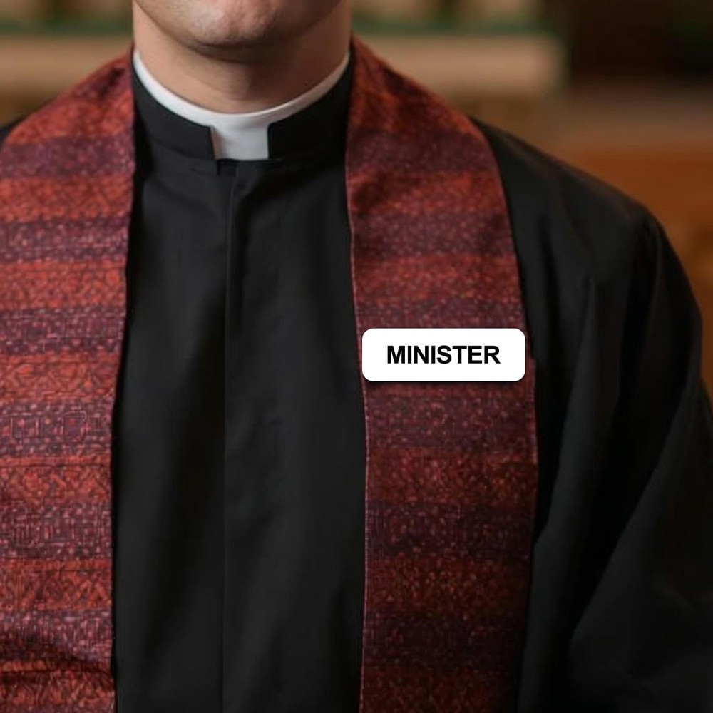 Minister 1 x 3" Name Tag