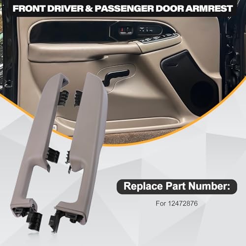 12472876 Front Driver & Passenger Side Door Driver Side + Passenger Side Beige