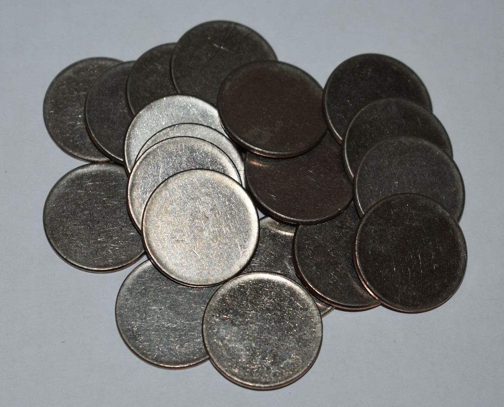 106b. ONE (1) US MINT UNC QUARTER TYPE 2 PLANCHET (WITH RIM), ERROR