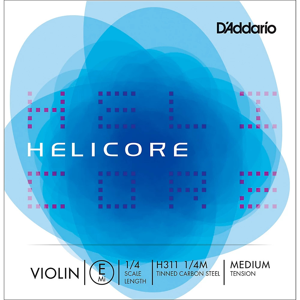 D'Addario Helicore Series Violin E String 1/4 Size