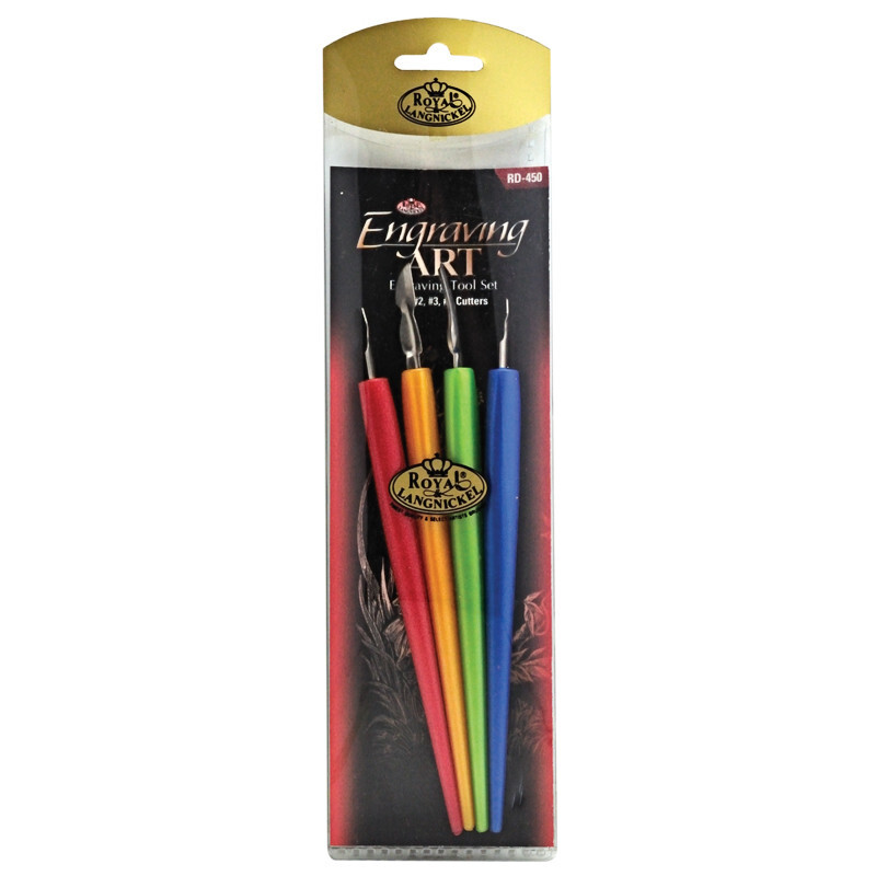Royal & Langnickel Engraving Tool Set – 4 Pieces
