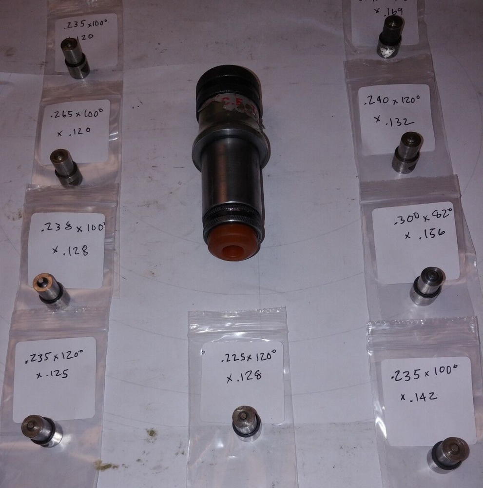 CE Tool Form down Master Holder + 9 countersinks for Strippit 1-1/4" Thin