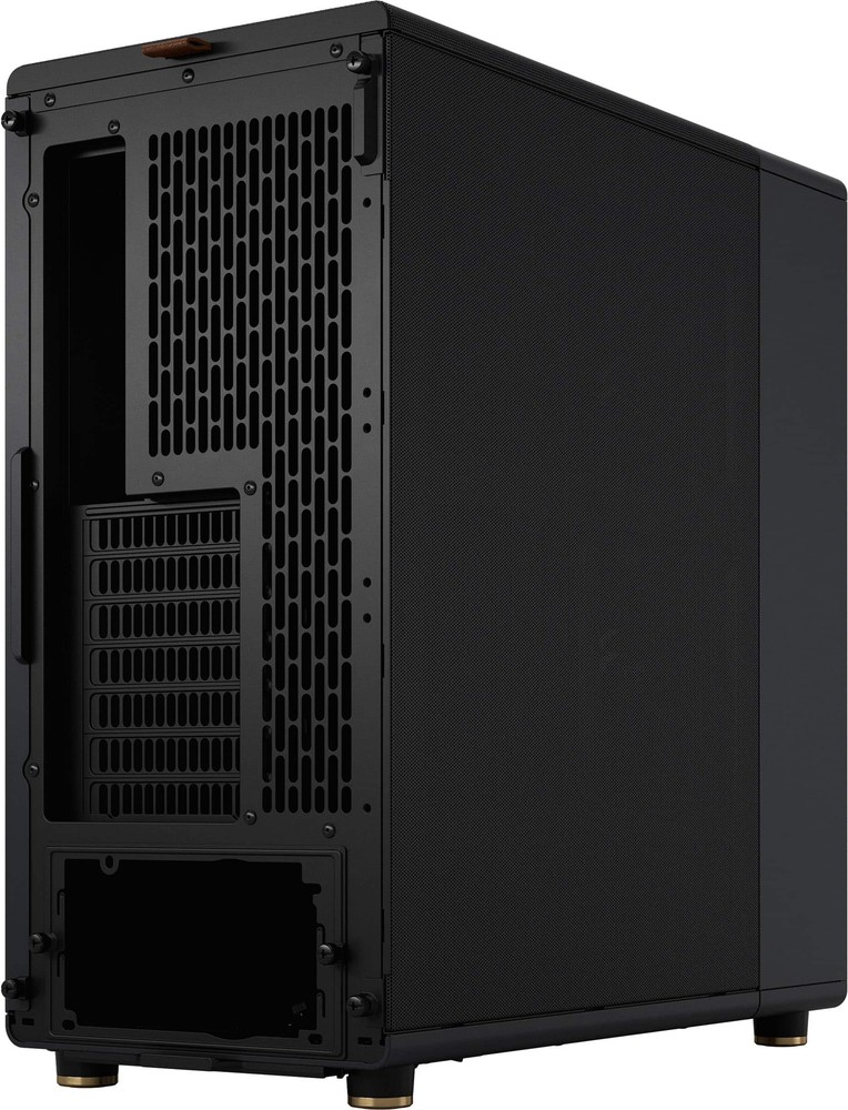 Fractal Design - North Charcoal Black with Walnut Front and Mesh Side Panel M...