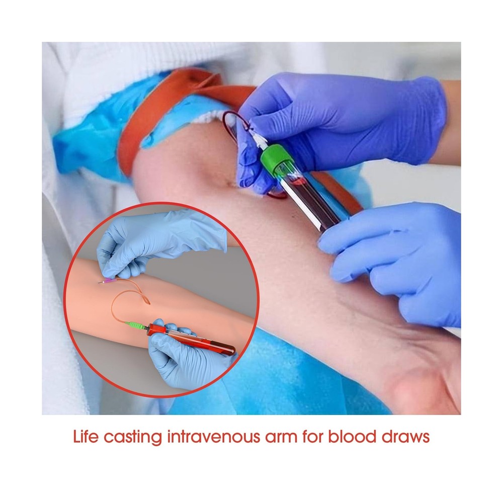 Phlebotomy Practice Kit for Injection Training, IV Practice Kit with Phleboto...