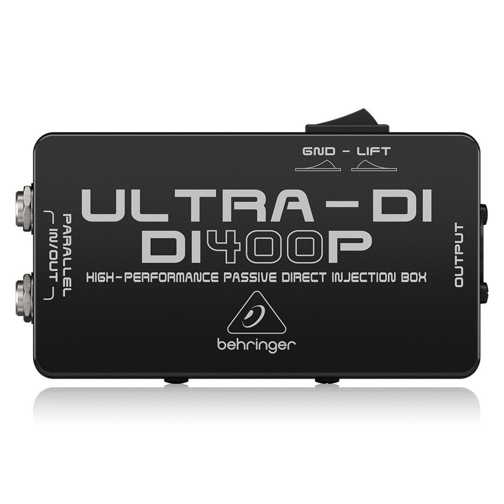 Behringer ULTRA-DI DI400P High-Performance Passive Direct Injection Box, 3-Pack,