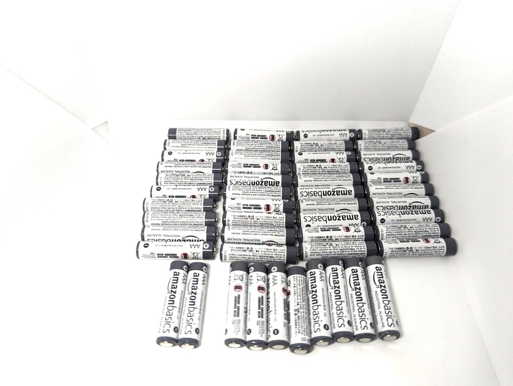 Amazon Basics Alkaline Batteries 50 / 100 Pack AAA Industrial New