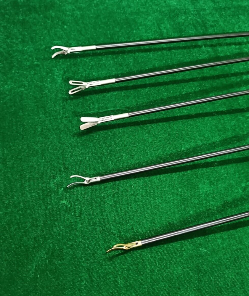 5pc Laparoscopic Bipolar Forceps & Sealer Cutter 5mmx330mm Reusable Instruments