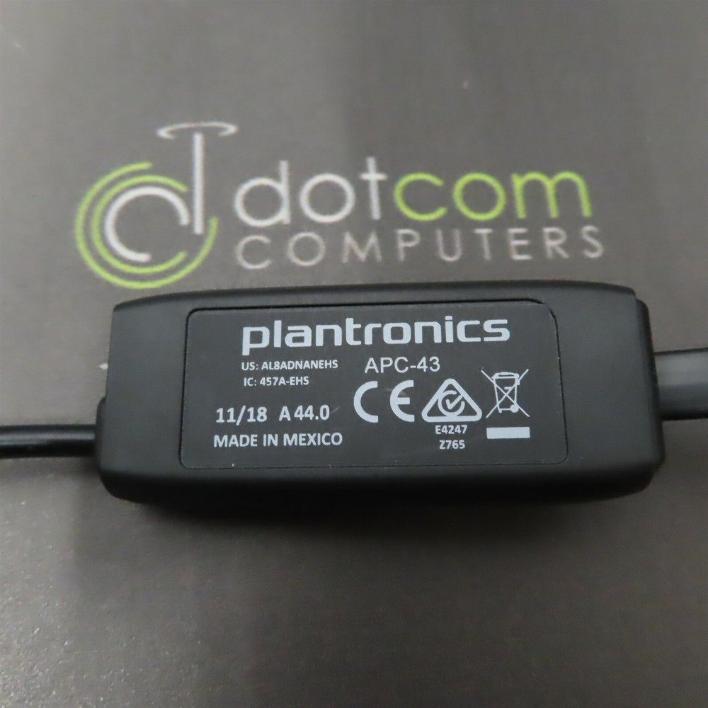 Plantronics APC-43 EHS Cable Headset Electronic Hook Switch Adapter