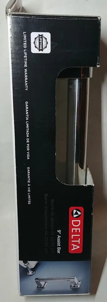 DELTA 9" Assist Bar DF509PC POLISHED CHROME (B2-A10)