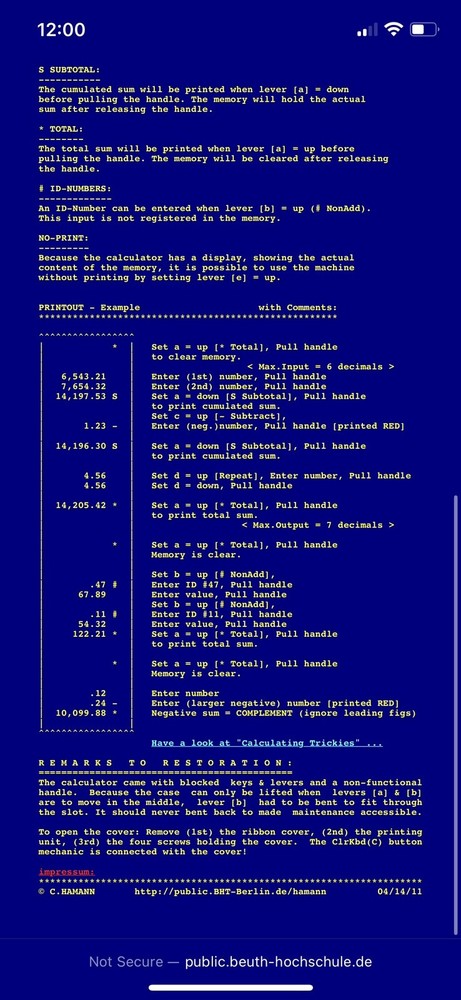 Vintage Allen Wales Desk Model Adding Machine.