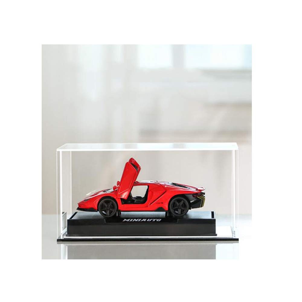 Self-Assembly Acrylic Display Case,Deluxe Dustproof Showcase,Cube Countertop ...