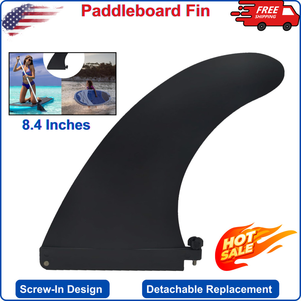 Paddleboard Fin - Easy Install, Screw-in Design, Detachable Sup Fin Replacement