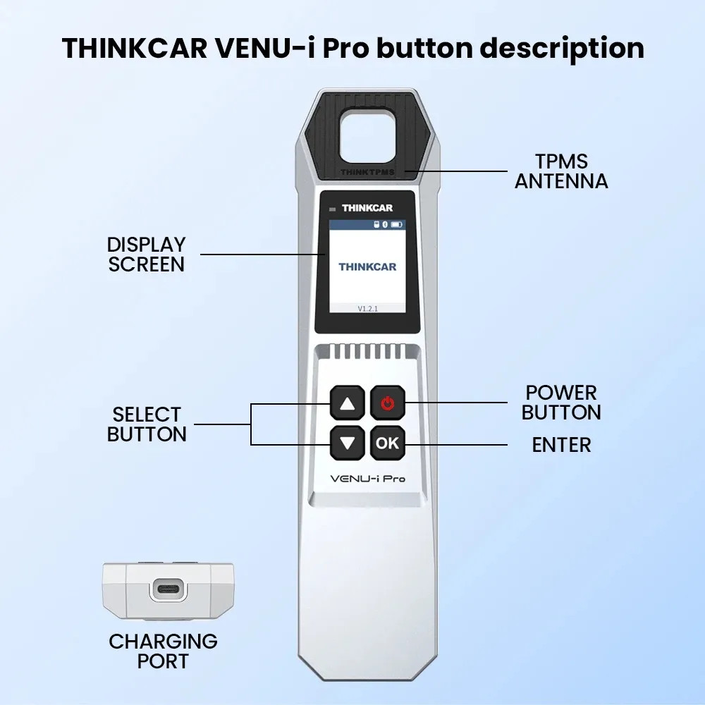 MUCAR VO8+TPMS Tool Diagnostic OBD2 Scanner Bidirectional E.CU Coding 34+Service