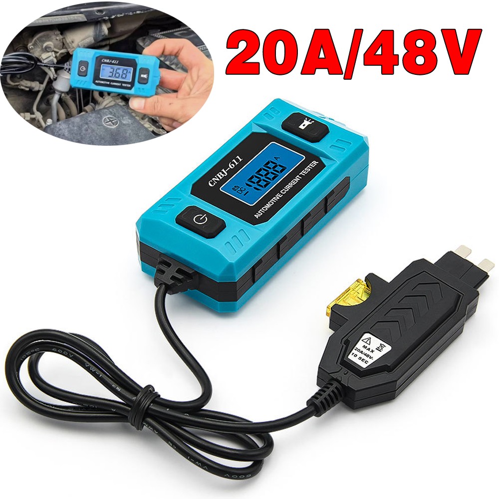 Automotive Circuit Fault Probe Tester,Portable High-Precision Current Tester 20A
