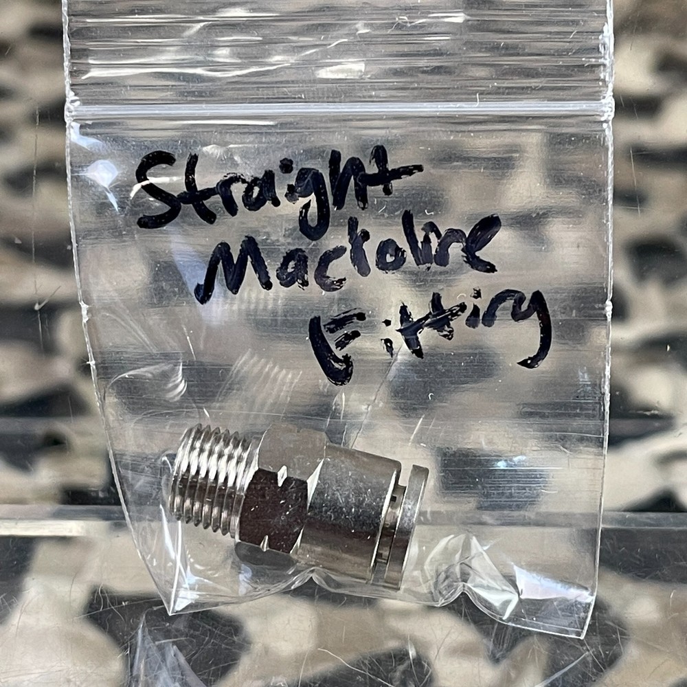 NEW Straight Macroline Fitting