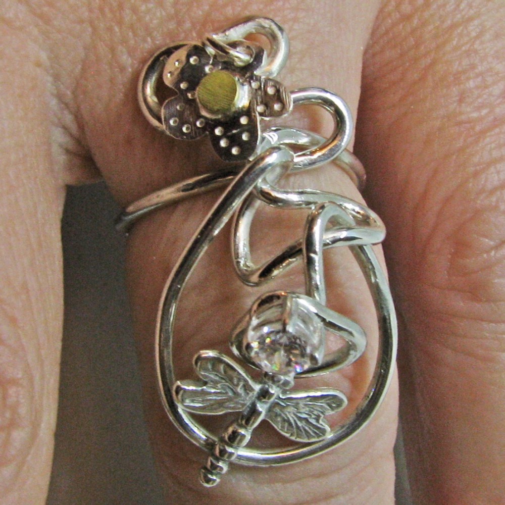 Unique Sterling Silver Hand Crafted Upcycled Flexi-Ring By SoniaMcD