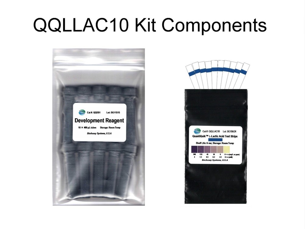 L-Lactic Acid Quick Test Strips