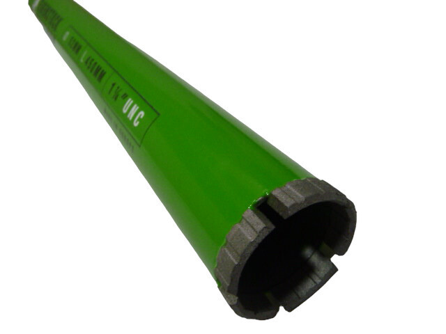 52MM DIAMETER EIBENSTOCK DIAMOND CORE DRILL BIT, 400MM LONG UNC 1-1/4"