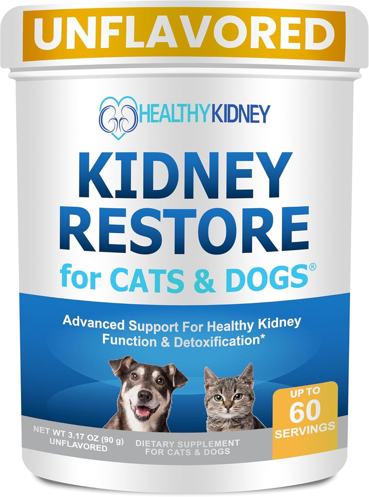Cats & Dogs Unflavored for Supporting Normal Kidney Function, Creatinine, Pet Re