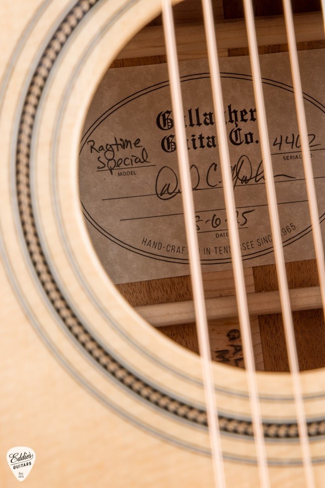 Gallagher Ragtime Special - Sitka Spruce & Mahogany
