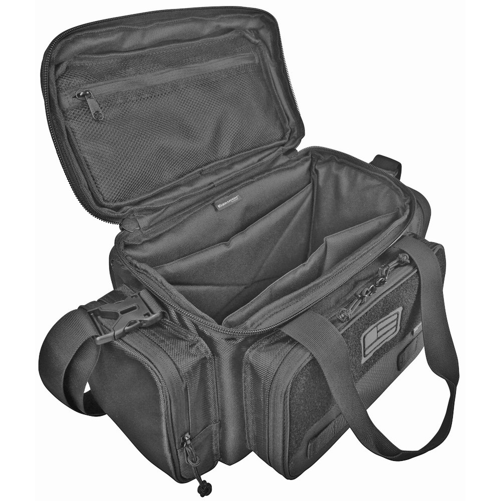 EVOLUTION OUTDOOR Tactical Range Bag, Black, 1680 Denier Polyester