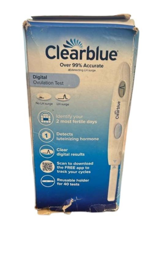 Clearblue Digital Ovulation Test Predictor Kit, 10 Test  Exp 10/27