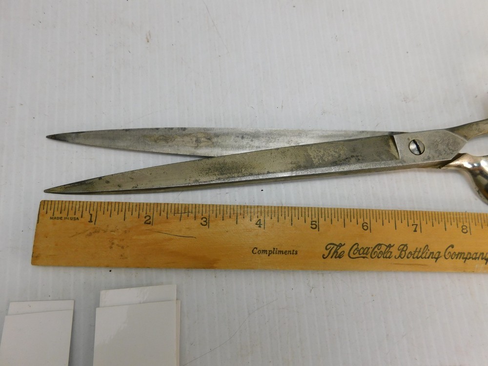 Vintage Heckels 12" Scissors, sewing scissors