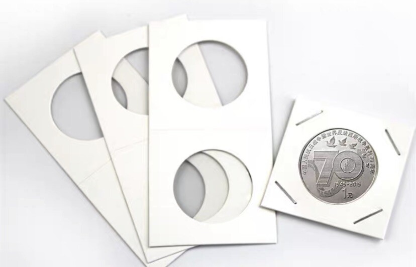 🇨🇦2X2 Cardboard  High Quality  Coin Flips 40mm(50Flips)