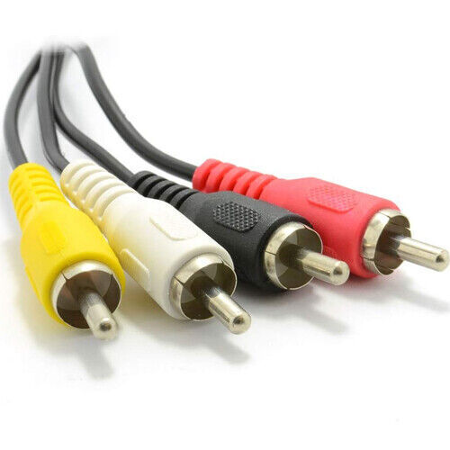 TV AV Audio Video DIN RCA 5FT Cable For Commodore 64 Atari TI-99/4A Spectravideo