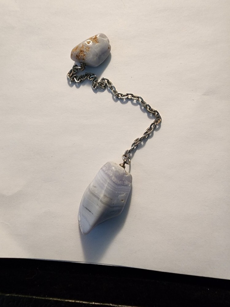 Handmade Lace Agate Pendulum