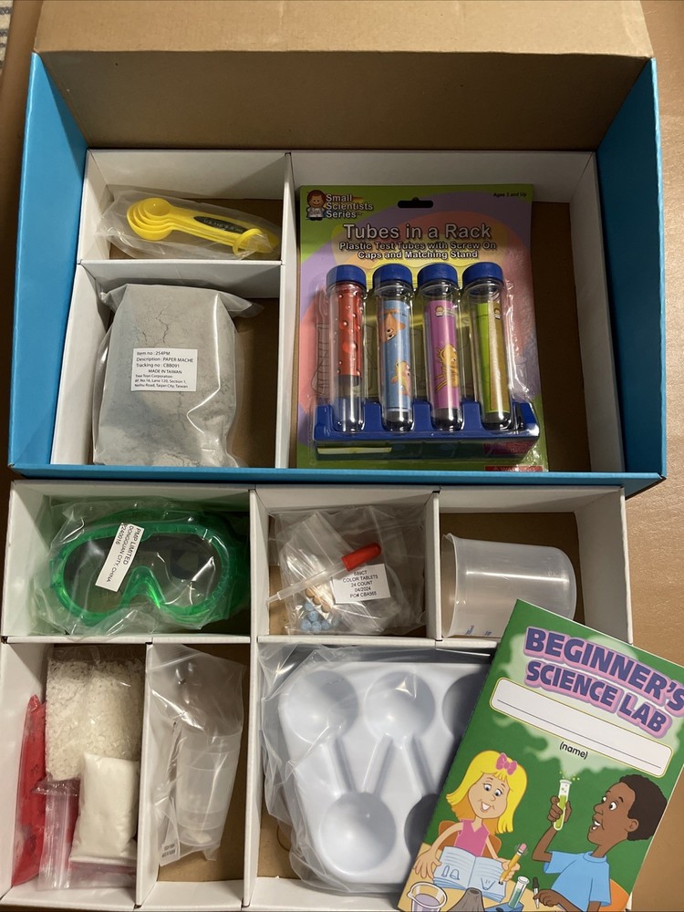 Lakeshore Beginner's Science Lab 12 Experiments AA254  New Open Box