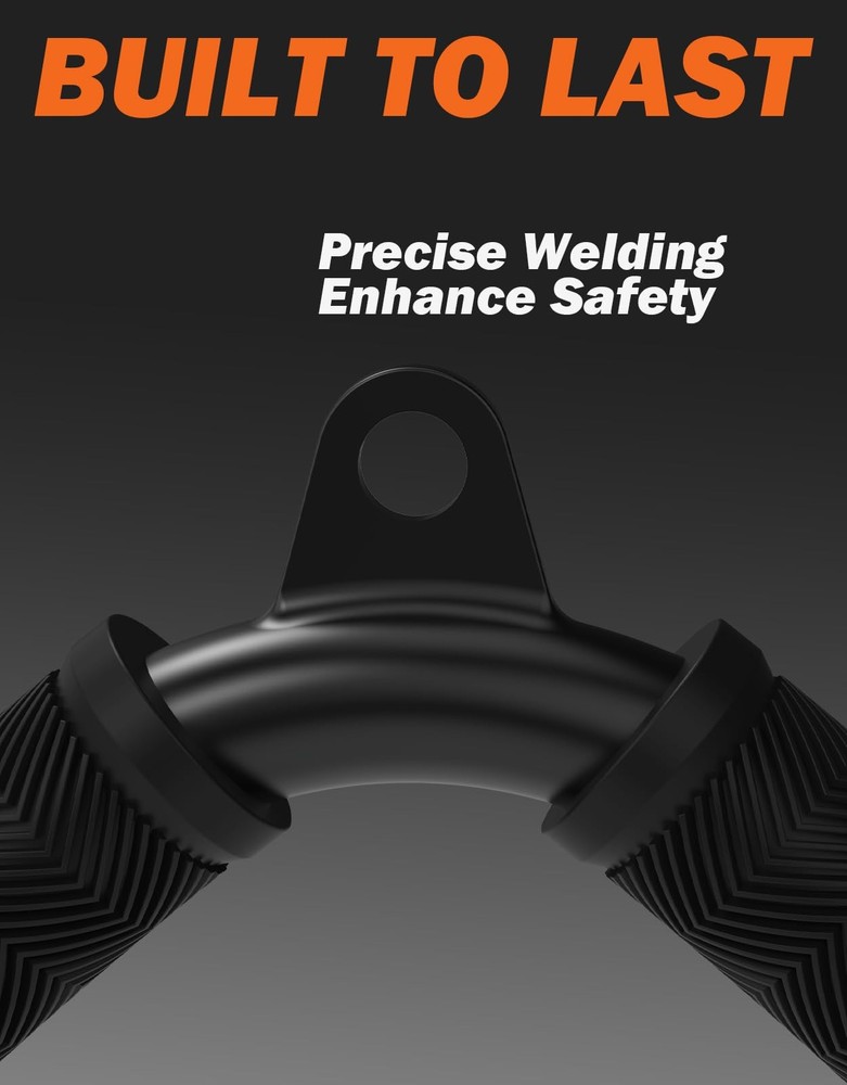 Tricep V Bar Cable Attachment, Tricep Pull Down Attachment for Home Gym Equip...