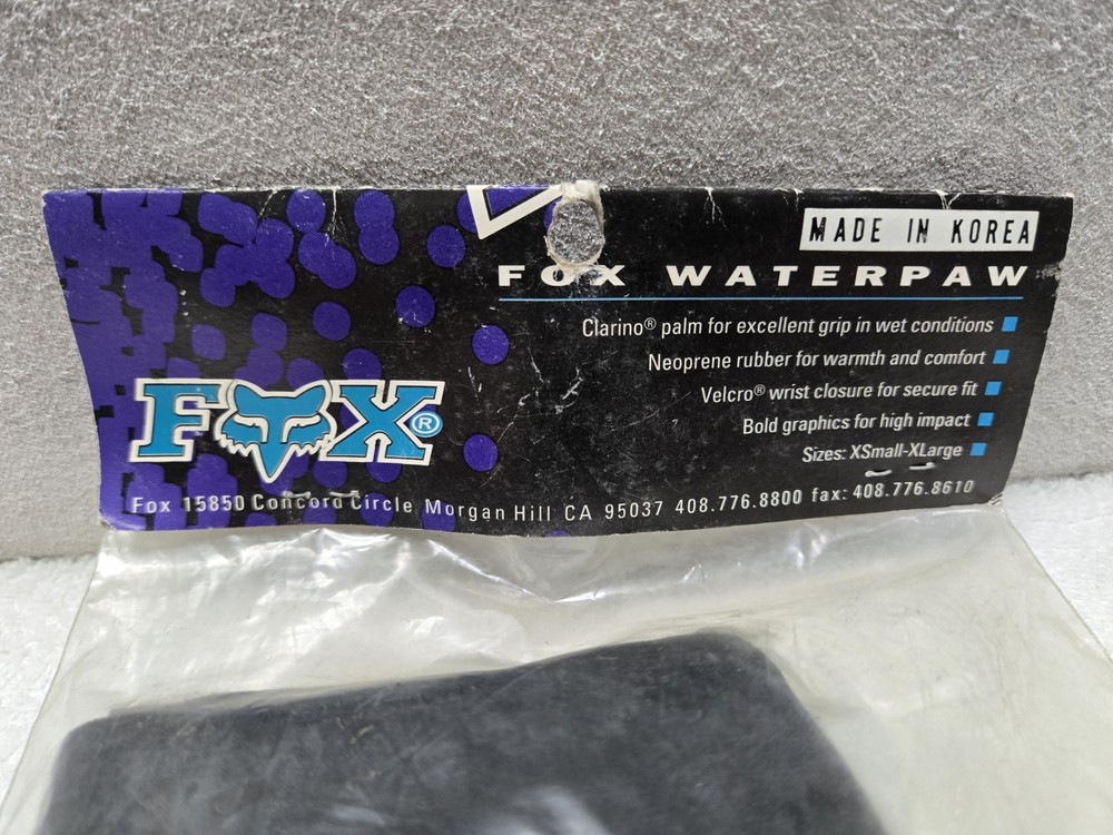Fox H2O Paws Black XL