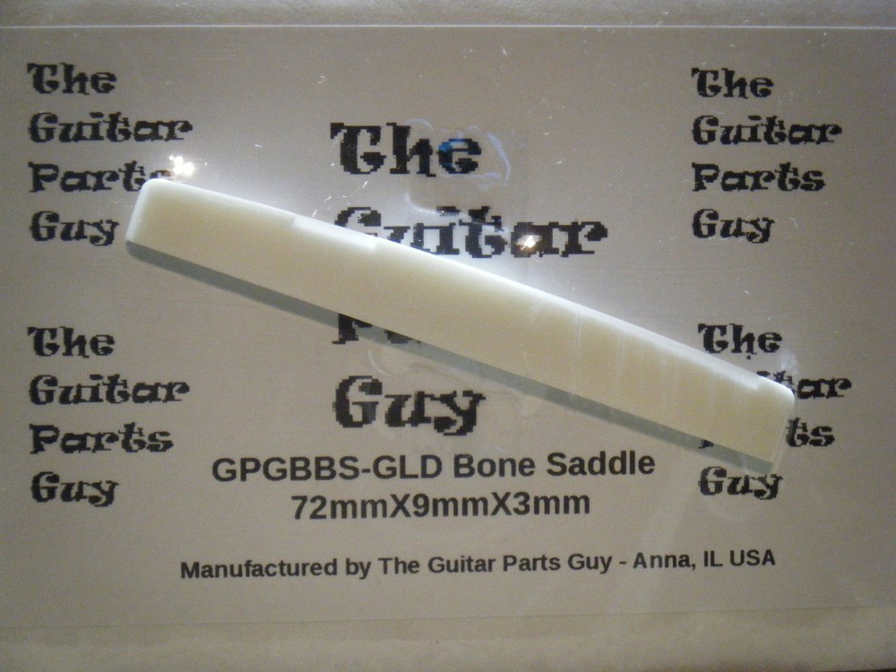 Bone Bridge Saddle, Compensated, Highest Quality, For Guild GAD & Archos Models!