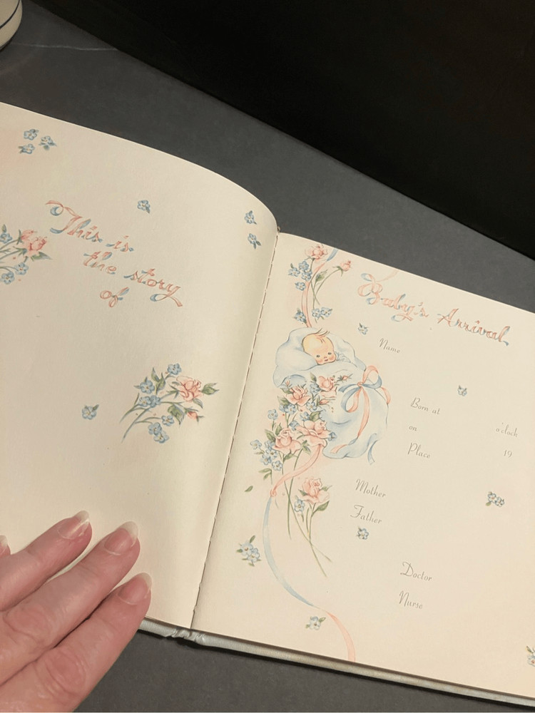 Vintage Baby Boy Book