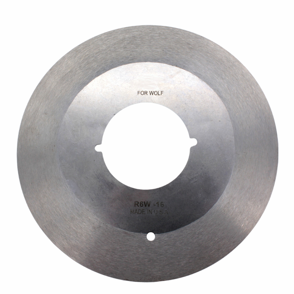 6" Round Knife #R6W16 for Wolf Model 16 Cutting Machine