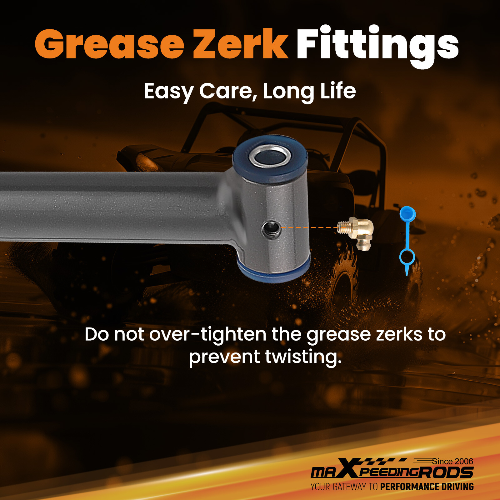 Fully Adjustable A-Arms +2.5 +1 for Honda TRX 450R TRX450R All Year Sportrax 450