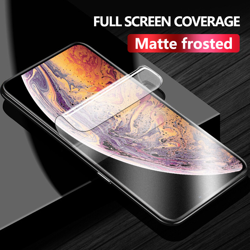 Matte Hydrogel Full Coverage Screen Protector For iPhone 15 14 Pro For Samsung