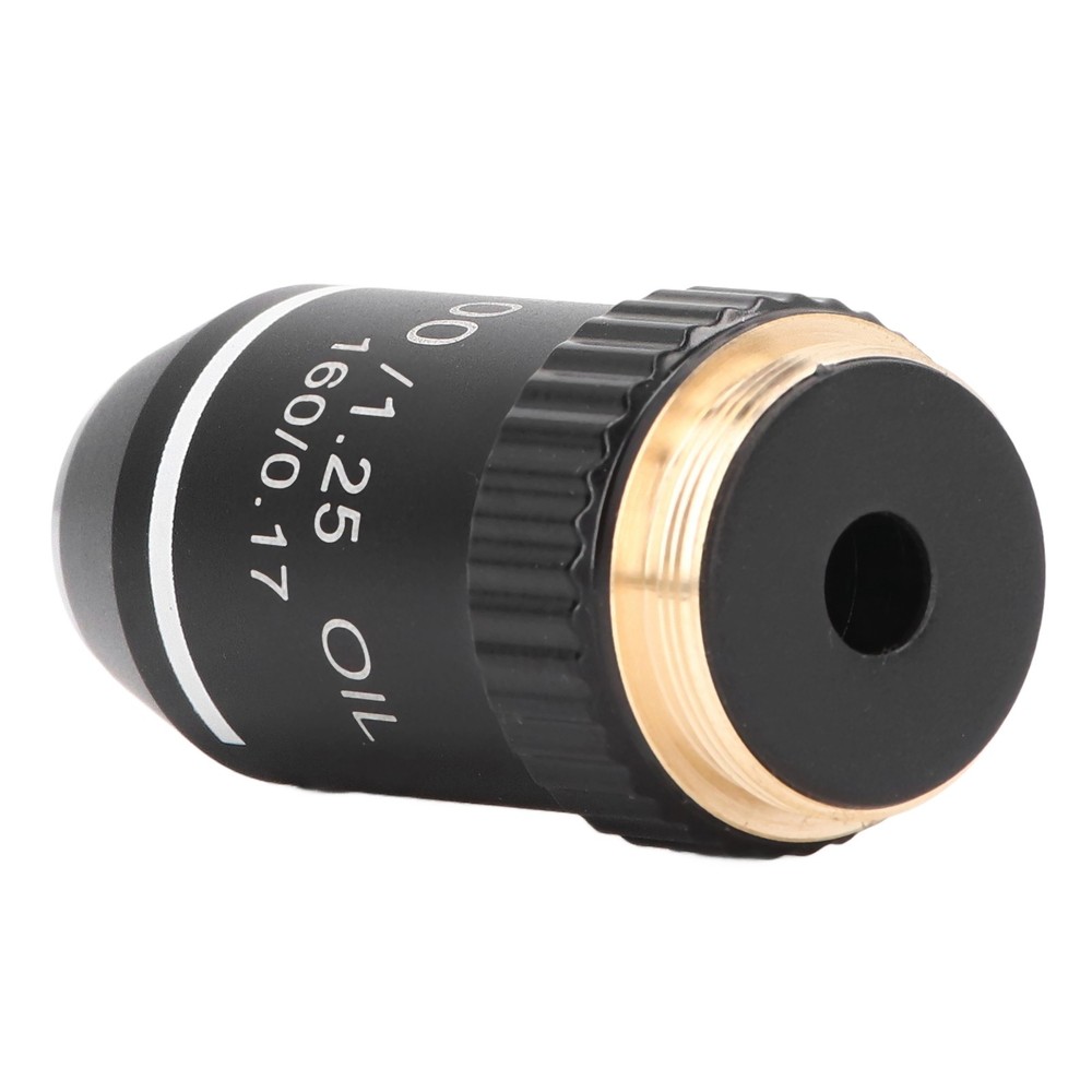 Microscope Objective Lens Replacement 100X Magnification High Power Lens New