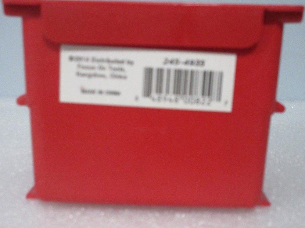 12 pack Storage Bins Red Plastic Small Parts Container Stack