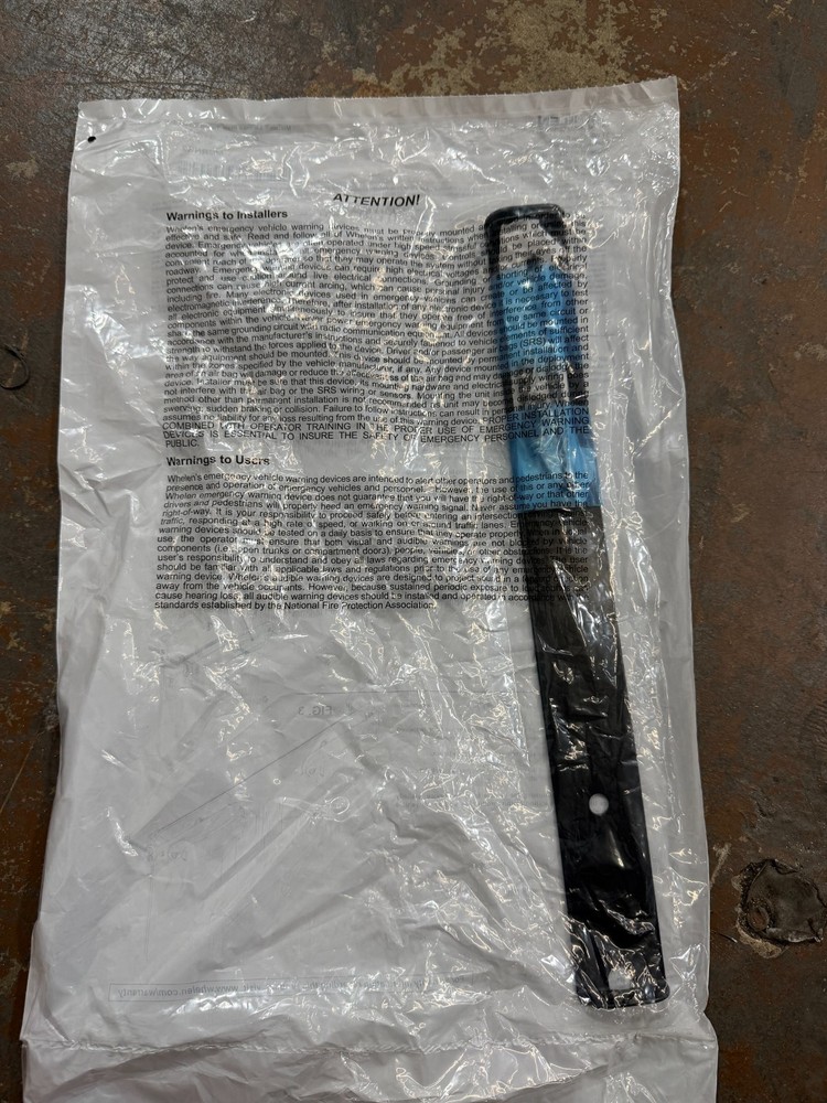 Whelen Micron Licencse Plate Bracket