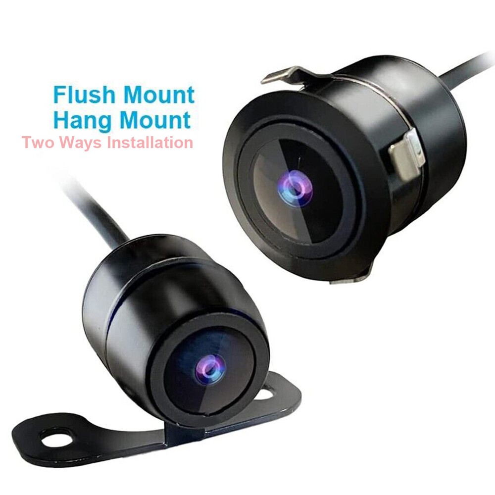 Car Backup Camera Front/Rear View Hang/Flush Mount Two Way Installation Reverse