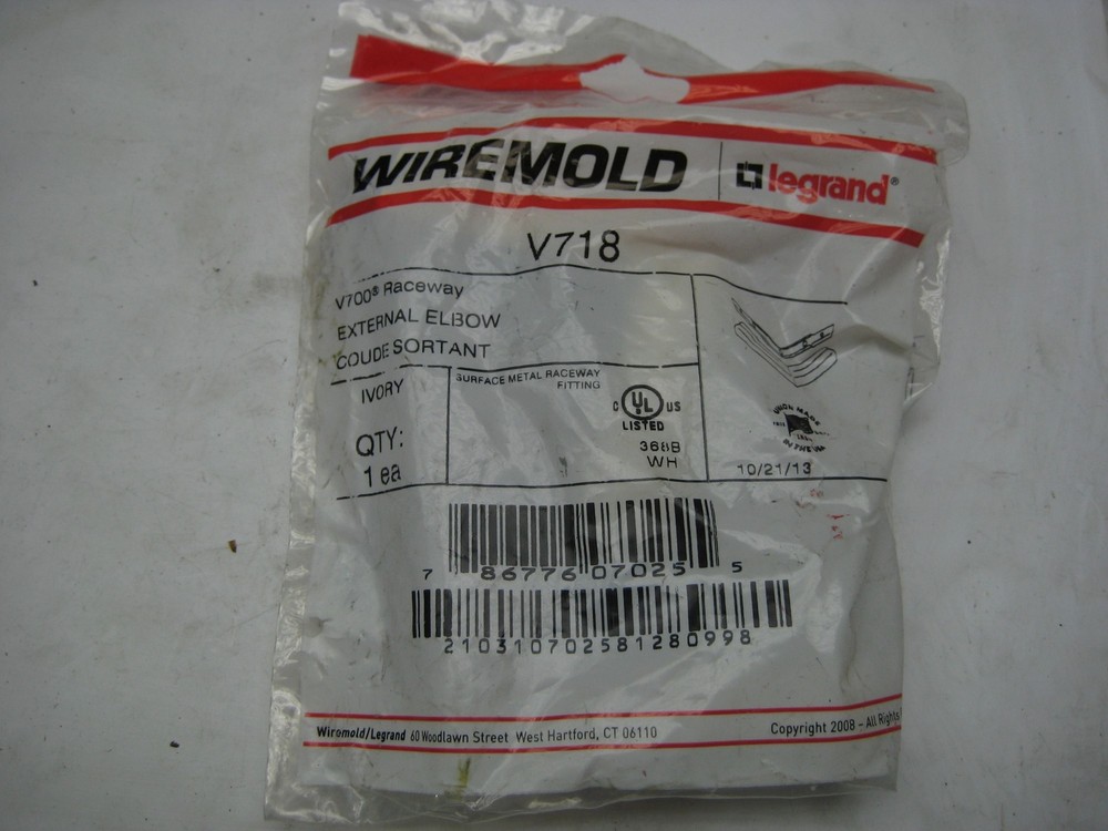 LEGRAND V718 EXTERNAL ELBOW NSMP