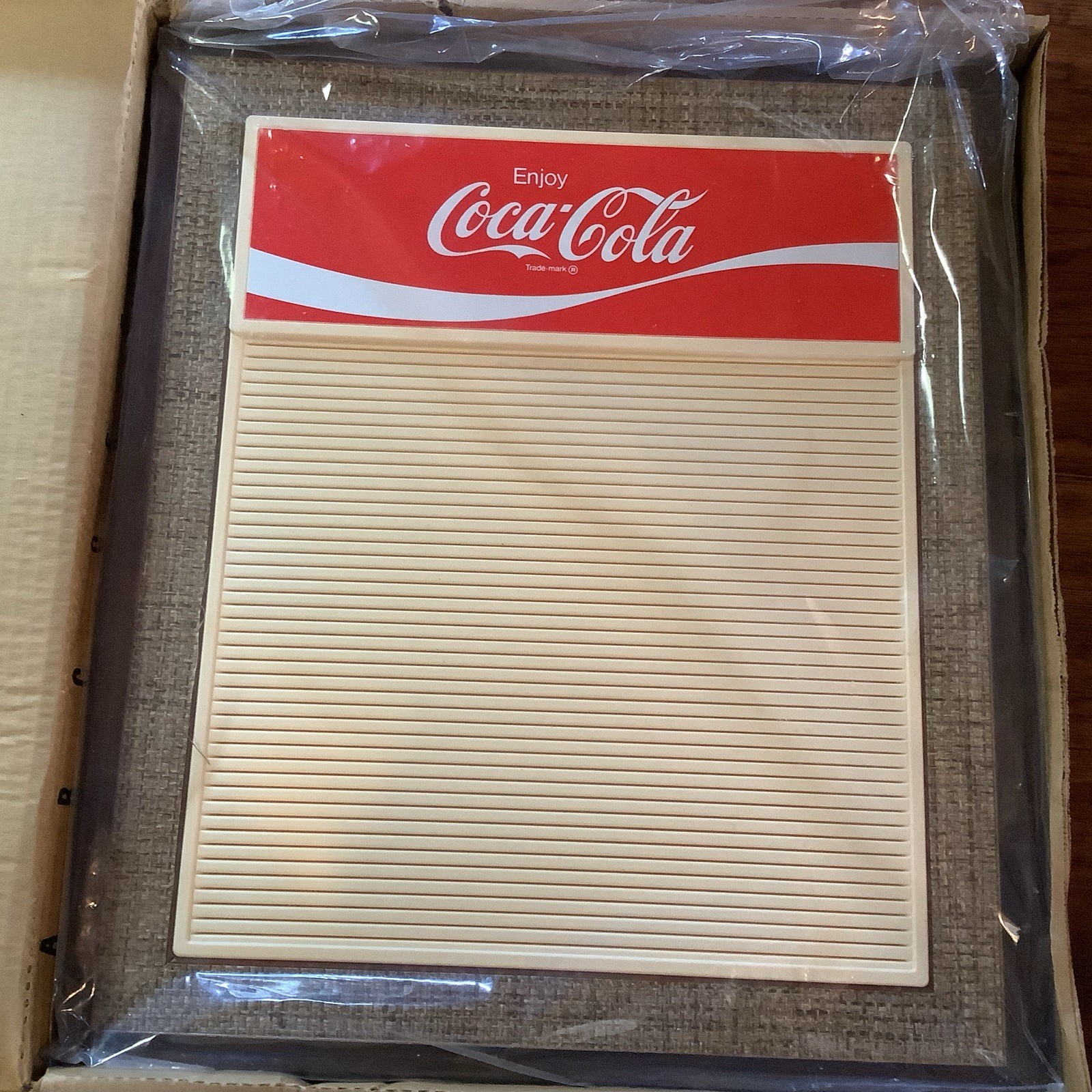 Vintage 1970’s NEW Coca-Cola Menu Board Sign W/ Letters & Numbers NOS