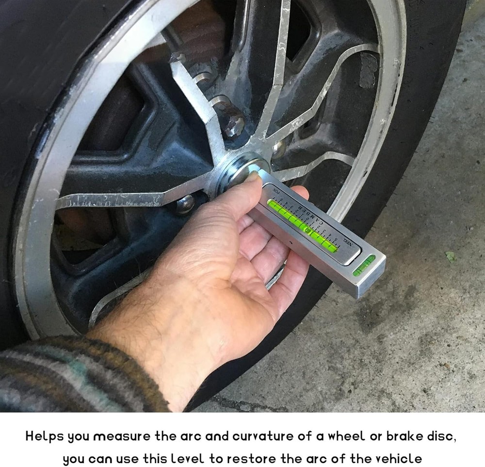 Magnetic Gauge Tool Camber Gauge Universal Adjustable Wheel Alignment Tool