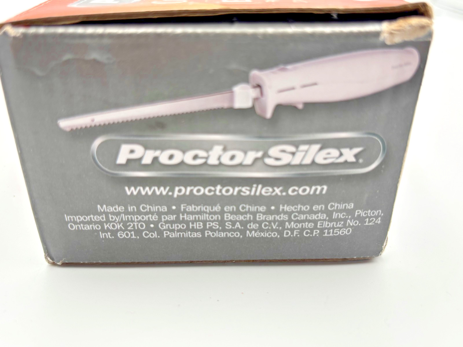 NEW Proctor Silex Easy Slice Electric Knife 74311Y - Meat Carving & Bread Slicer