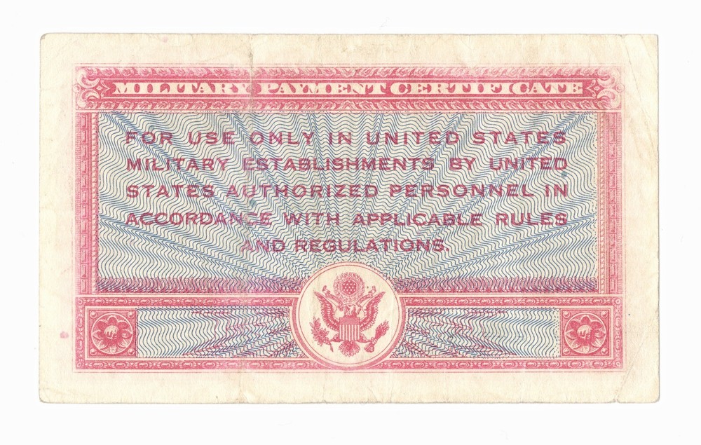 Series 471 MPC $1 U.S. Military Payment Certificate