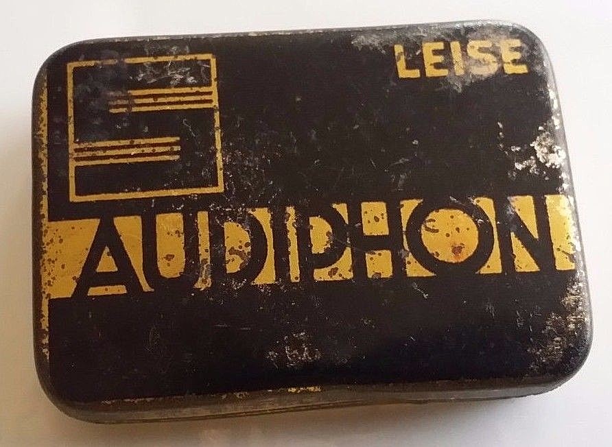 PG155 - Gramophone needles AUDIPHON LEISE box EMPTY gramophone dots